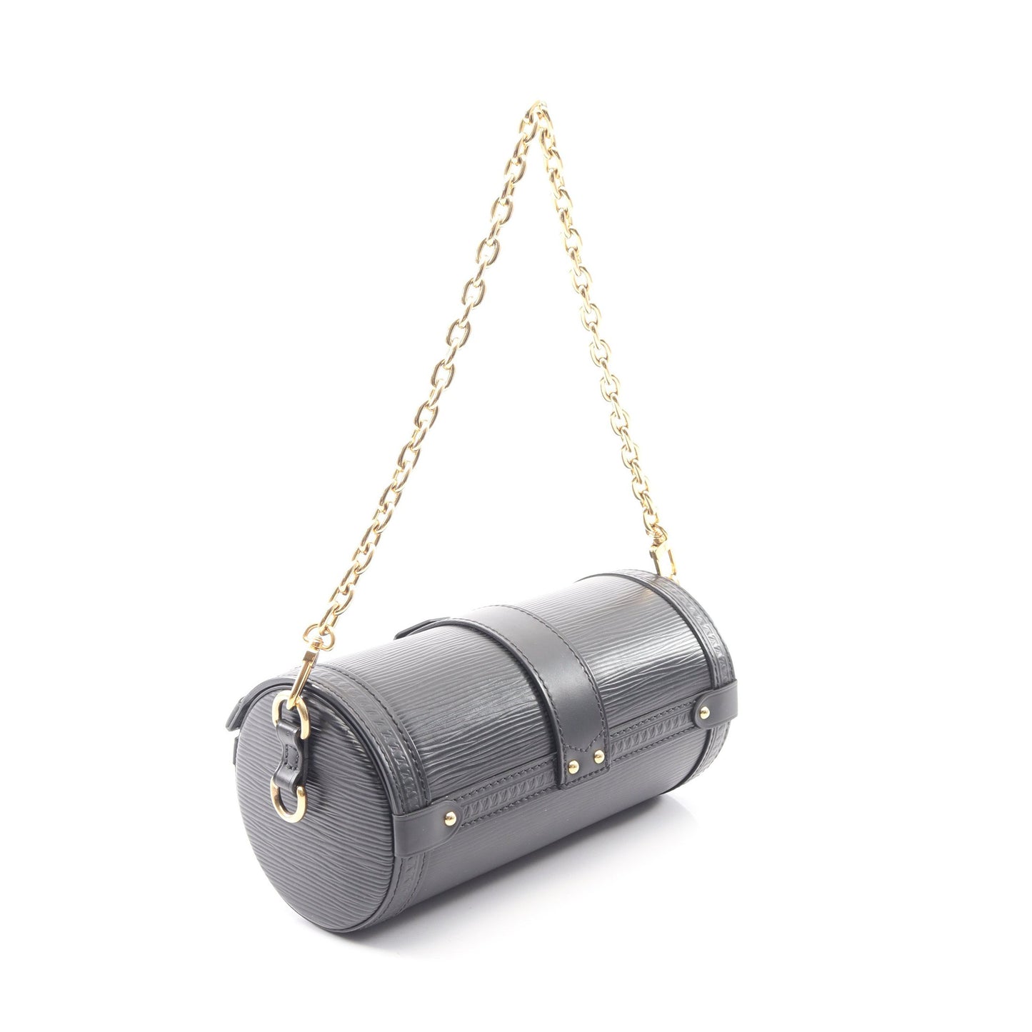 パピヨン トランク エピ チェーンハンドバッグ レザー ブラック 2WAY ルイヴィトン バッグ LOUIS VUITTON