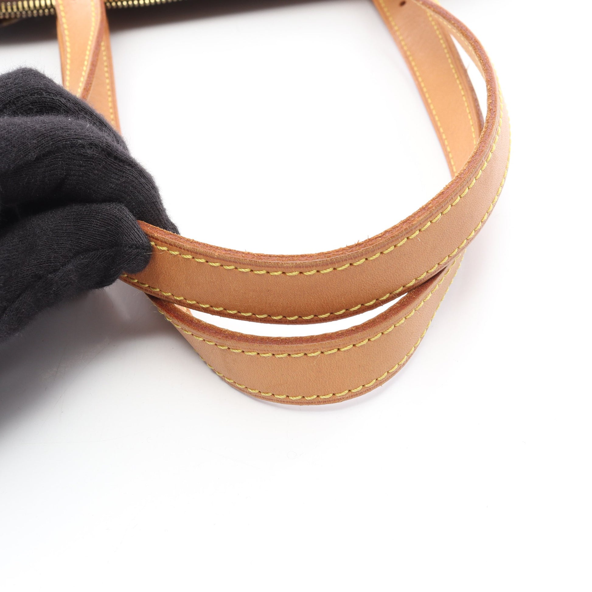 ポパンクール オ モノグラム ショルダーバッグ トートバッグ PVC レザー ブラウン ルイヴィトン バッグ LOUIS VUITTON