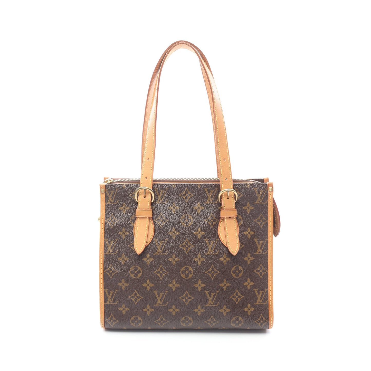 ポパンクール オ モノグラム ショルダーバッグ トートバッグ PVC レザー ブラウン ルイヴィトン バッグ LOUIS VUITTON