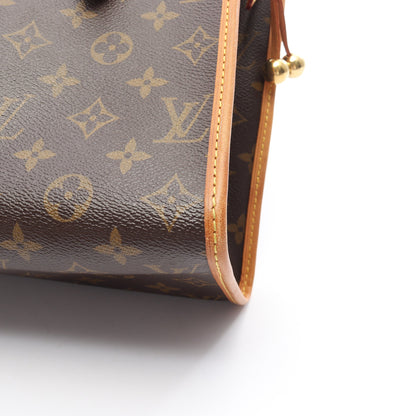 ポパンクール オ モノグラム ショルダーバッグ トートバッグ PVC レザー ブラウン ルイヴィトン バッグ LOUIS VUITTON