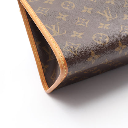 ポパンクール オ モノグラム ショルダーバッグ トートバッグ PVC レザー ブラウン ルイヴィトン バッグ LOUIS VUITTON