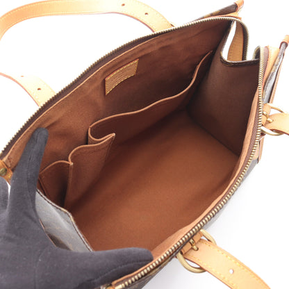 ポパンクール オ モノグラム ショルダーバッグ トートバッグ PVC レザー ブラウン ルイヴィトン バッグ LOUIS VUITTON