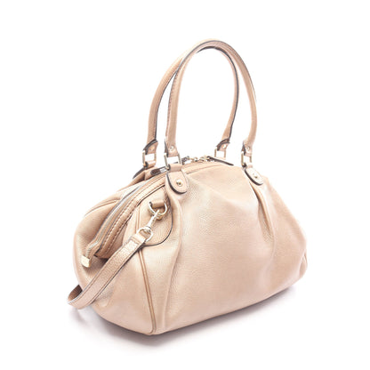 スーキー ハンドバッグ レザー ベージュ 2WAY グッチ バッグ GUCCI