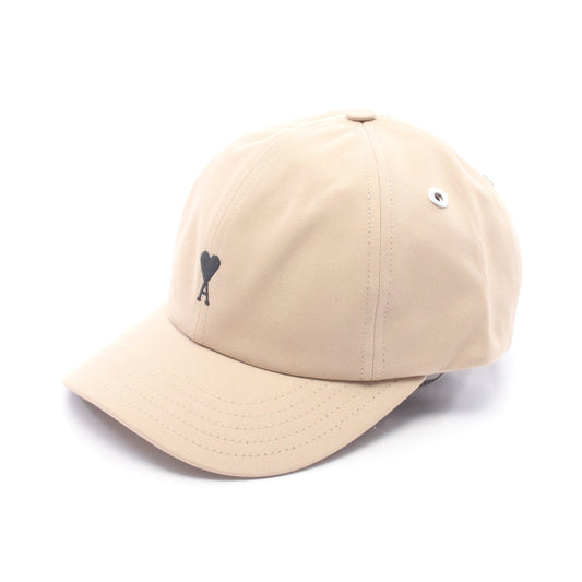 Ami de Coeur キャップ ロゴ刺繍 コットン ベージュ アミアレクサンドルマテュッシ
