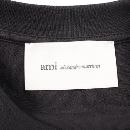 長袖Tシャツ コットン ブラック アミアレクサンドルマテュッシ トップス AMI Alexandre Mattiussi