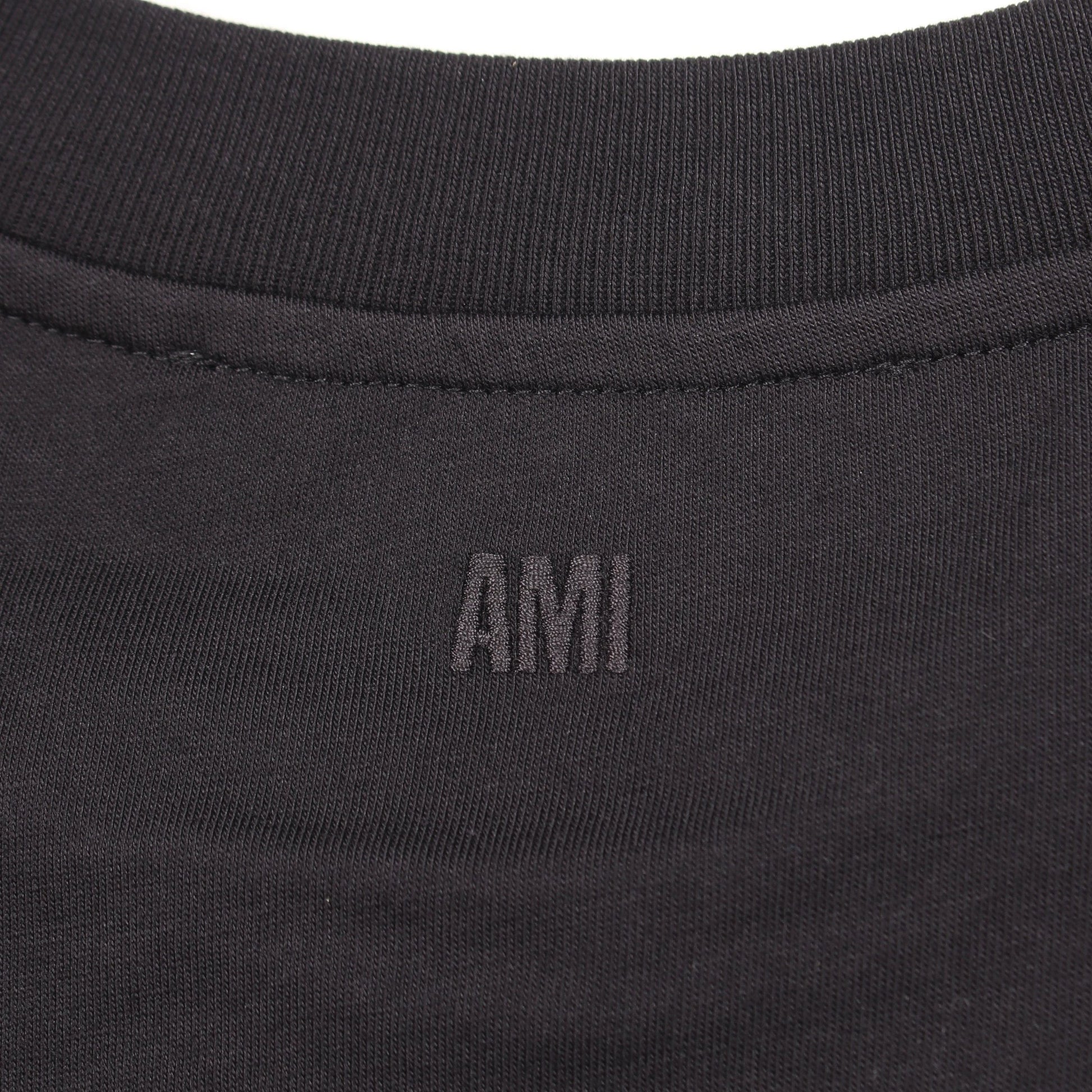 長袖Tシャツ コットン ブラック アミアレクサンドルマテュッシ トップス AMI Alexandre Mattiussi