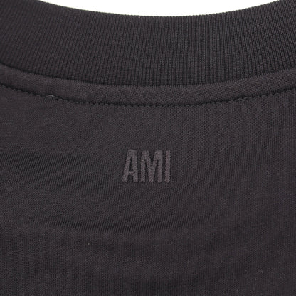長袖Tシャツ コットン ブラック アミアレクサンドルマテュッシ トップス AMI Alexandre Mattiussi