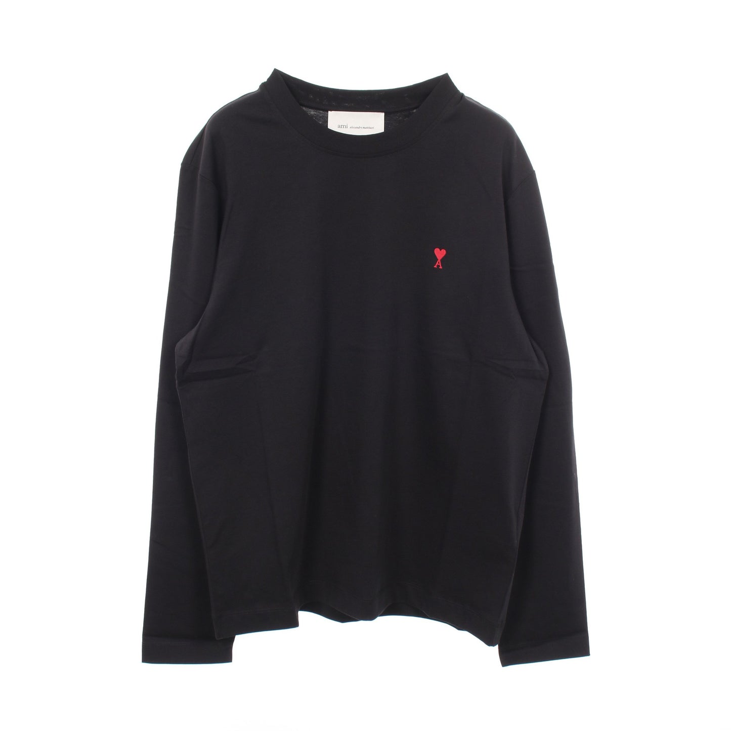 長袖Tシャツ コットン ブラック アミアレクサンドルマテュッシ トップス AMI Alexandre Mattiussi