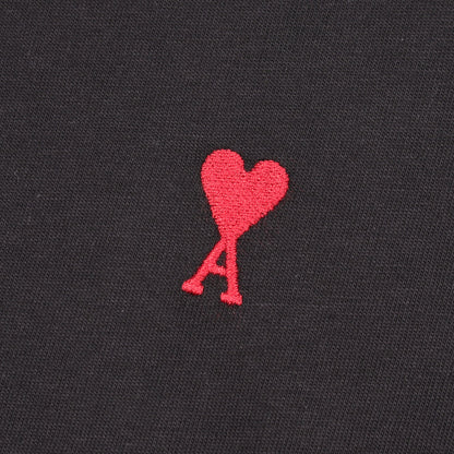 長袖Tシャツ コットン ブラック アミアレクサンドルマテュッシ トップス AMI Alexandre Mattiussi