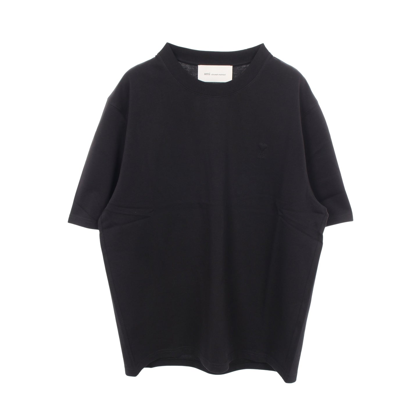 半袖Tシャツ コットン ブラック アミアレクサンドルマテュッシ トップス AMI Alexandre Mattiussi