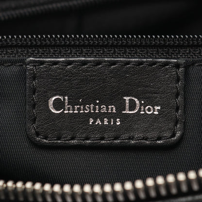 ストリートシック トロッター ショルダーバッグ キャンバス レザー ブラック クリスチャンディオール バッグ Christian Dior