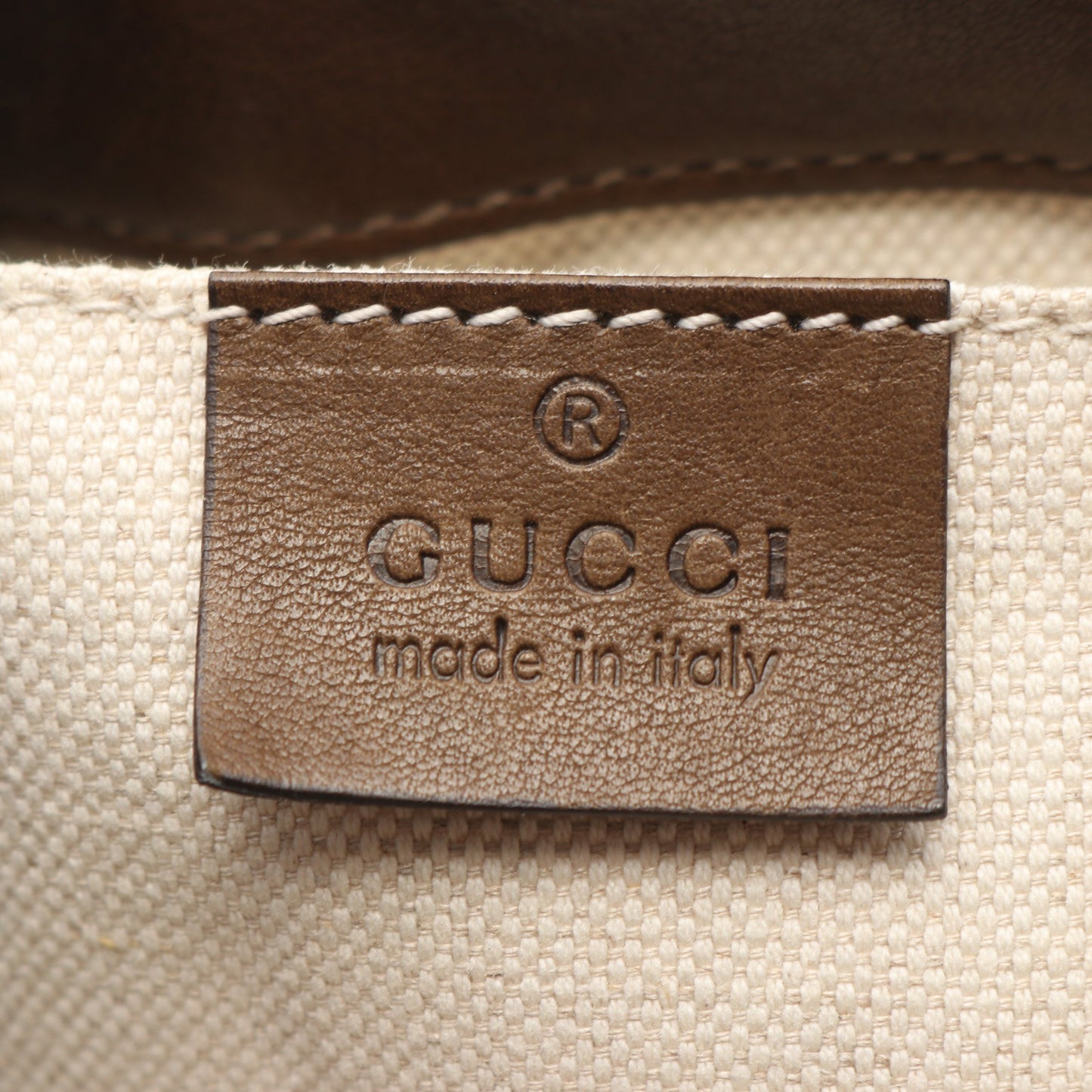 バンブー クレスト チェーンショルダーバッグ レザー ファー カーキブラウン グッチ バッグ GUCCI