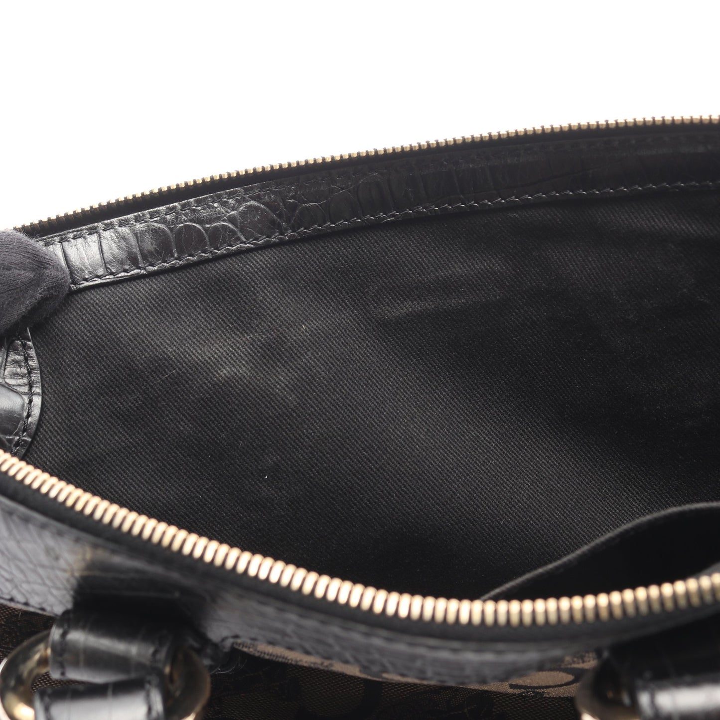 Cマカダム ハンドバッグ キャンバス レザー ベージュ ブラック 2WAY セリーヌ バッグ CELINE