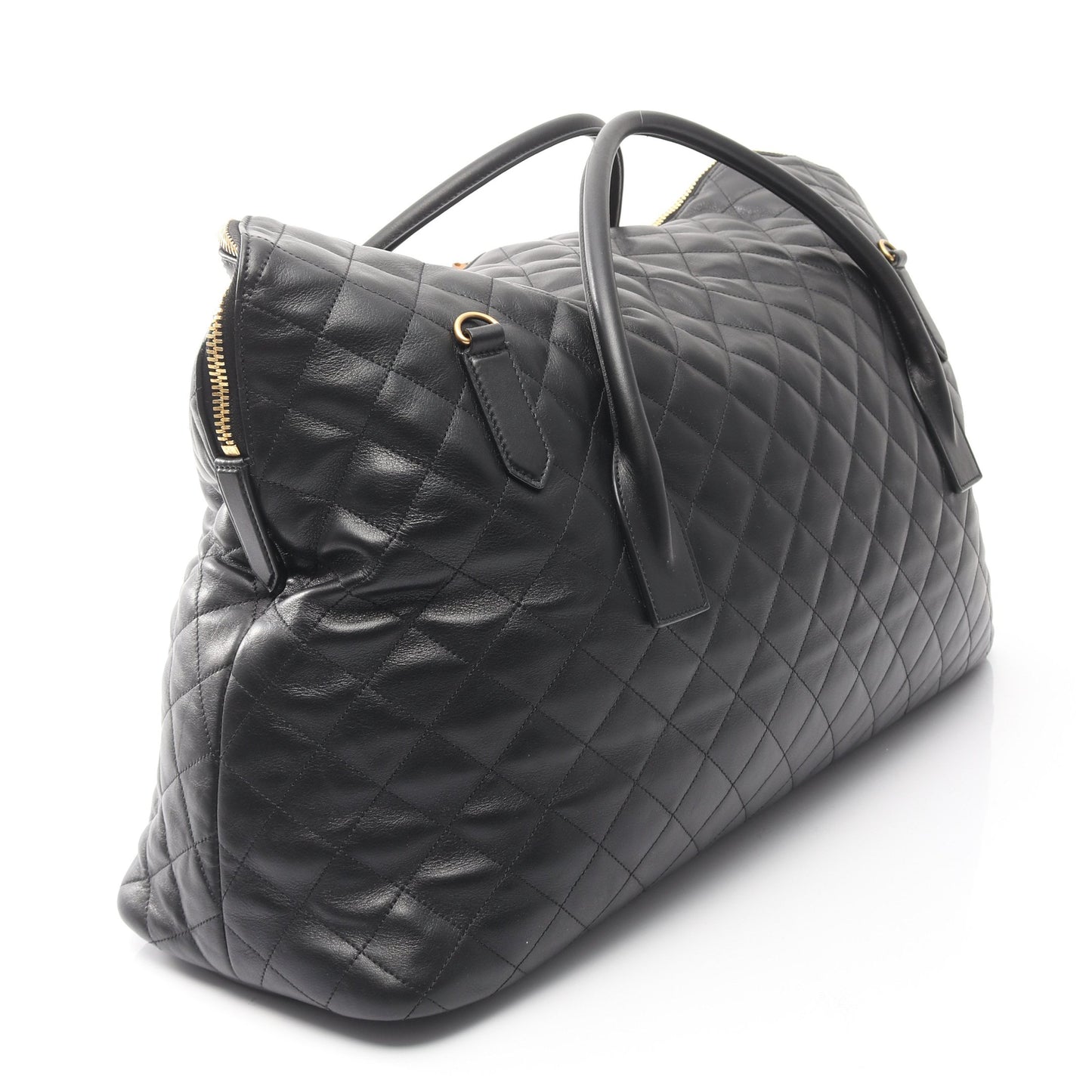 ES ジャイアント トラベルバッグ ボストンバッグ レザー ブラック 2WAY サンローランパリ バッグ SAINT LAURENT PARIS