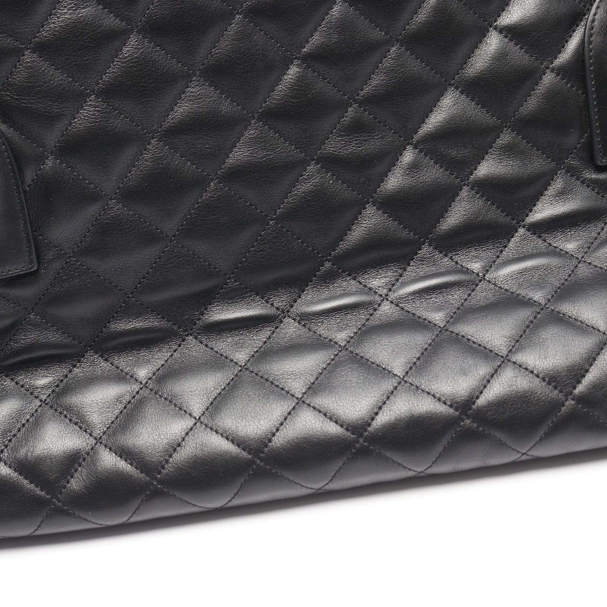 ES ジャイアント トラベルバッグ ボストンバッグ レザー ブラック 2WAY サンローランパリ バッグ SAINT LAURENT PARIS
