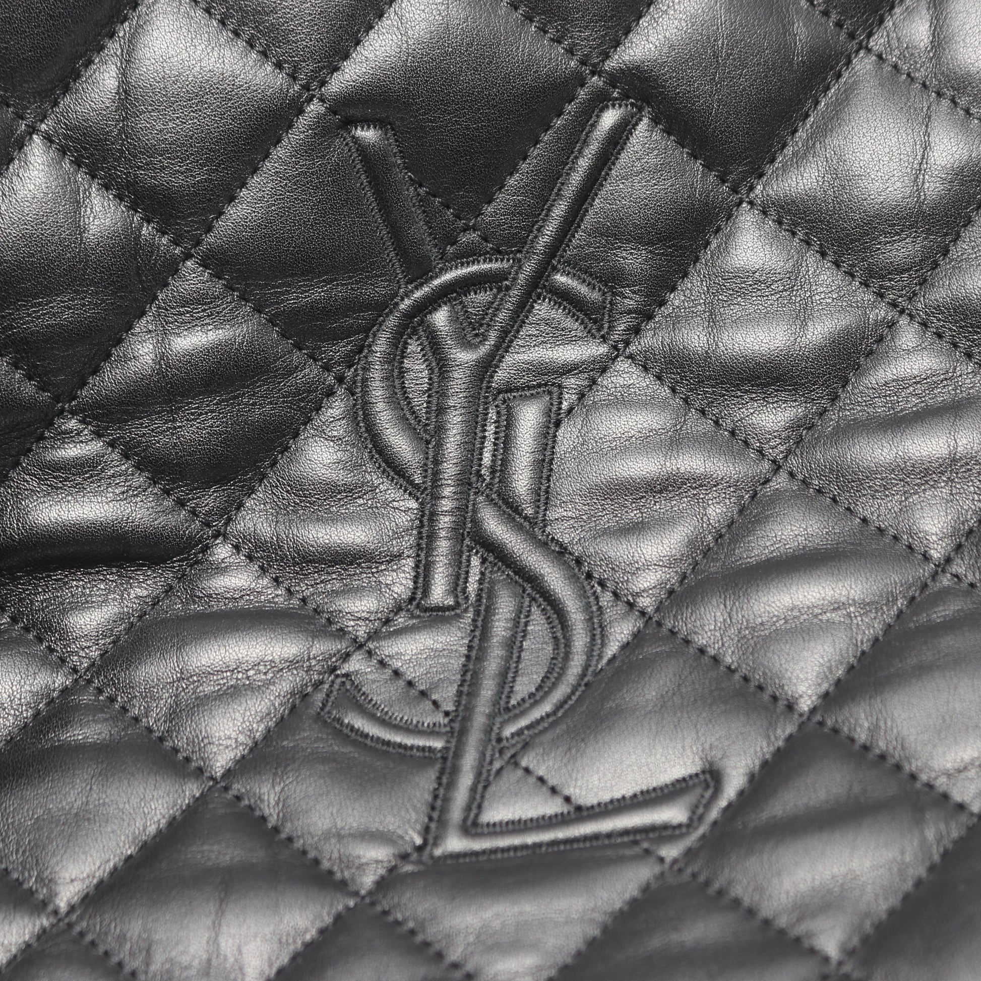 ES ジャイアント トラベルバッグ ボストンバッグ レザー ブラック 2WAY サンローランパリ バッグ SAINT LAURENT PARIS