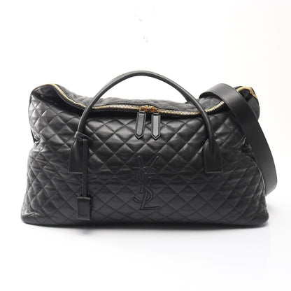 ES ジャイアント トラベルバッグ ボストンバッグ レザー ブラック 2WAY サンローランパリ バッグ SAINT LAURENT PARIS