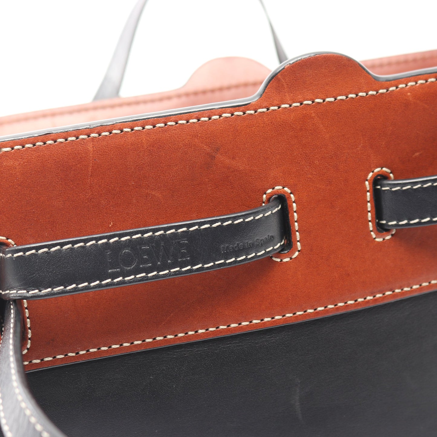 LAZO ラゾ ショルダーバッグ トートバッグ レザー ブラック ブラウン ロエベ バッグ LOEWE