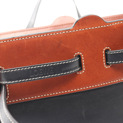 LAZO ラゾ ショルダーバッグ トートバッグ レザー ブラック ブラウン ロエベ バッグ LOEWE