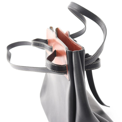 LAZO ラゾ ショルダーバッグ トートバッグ レザー ブラック ブラウン ロエベ バッグ LOEWE