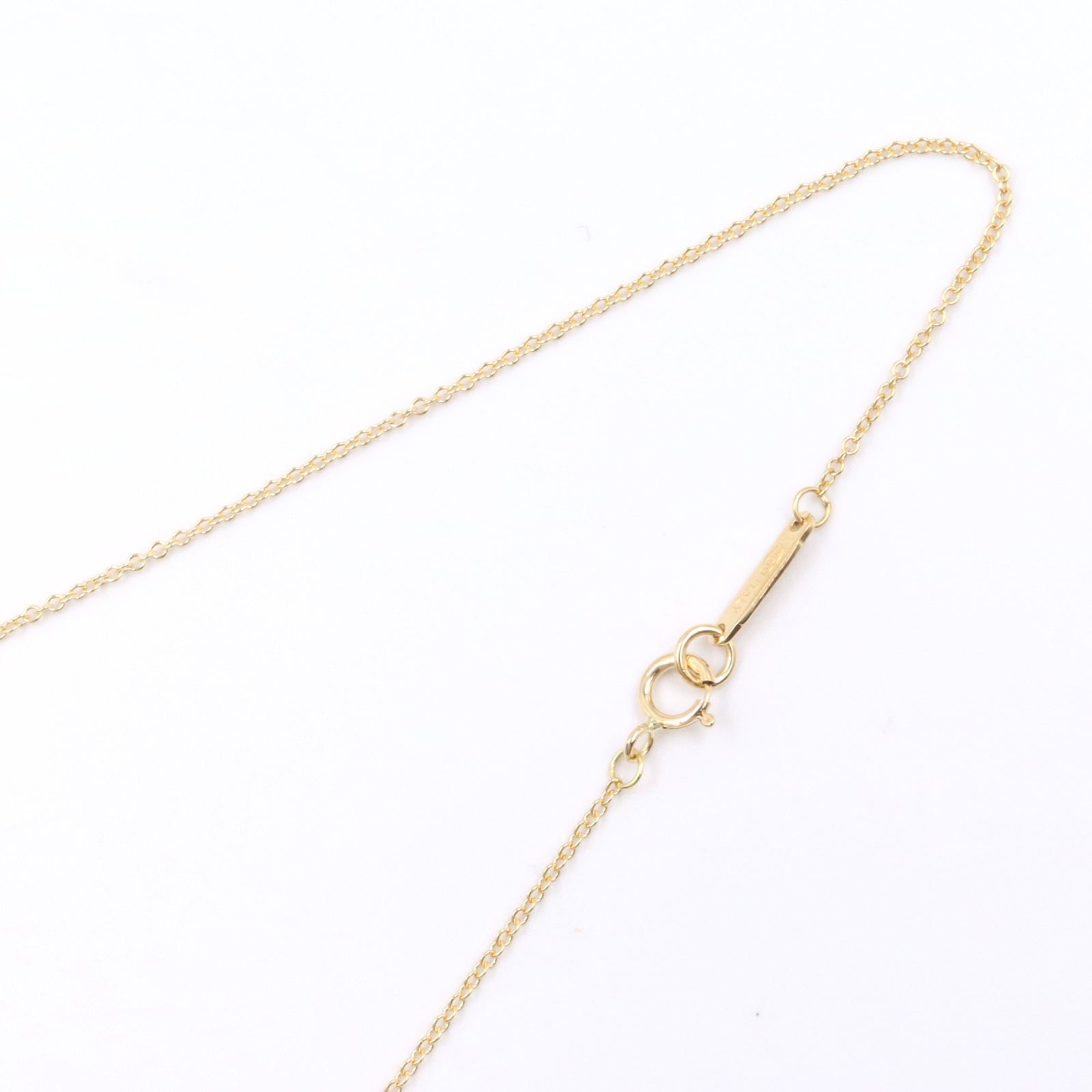 1837ラウンドロック 1PD ネックレス ネックレス K18YG ダイヤモンド イエローゴールド クリア ティファニー アクセサリー TIFFANY & Co.