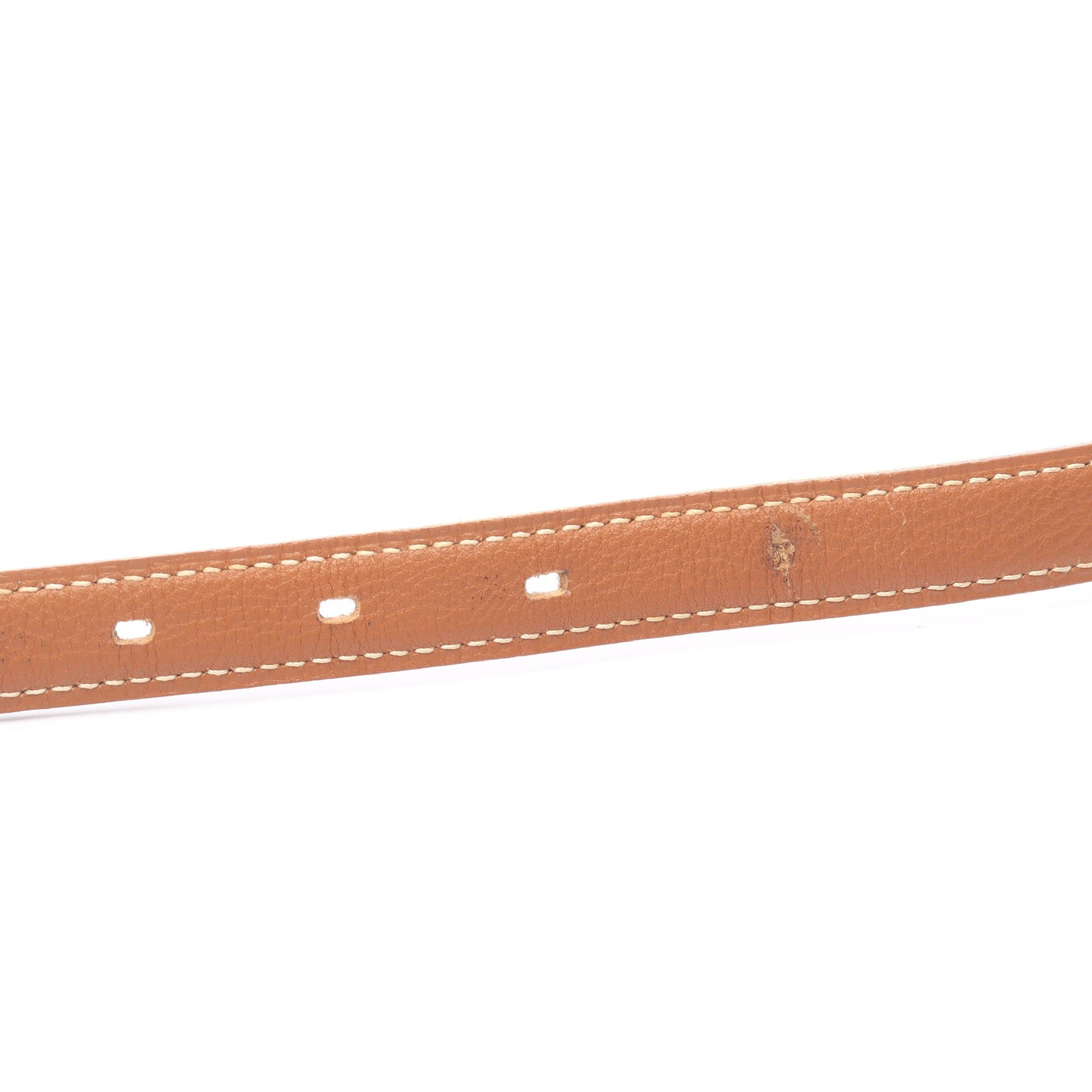 アピ ベルト レザー ブラック ブラウン シルバー金具 □D刻印 エルメス 財布・小物 HERMES