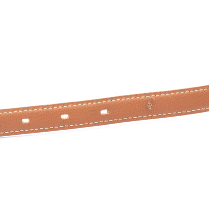 アピ ベルト レザー ブラック ブラウン シルバー金具 □D刻印 エルメス 財布・小物 HERMES