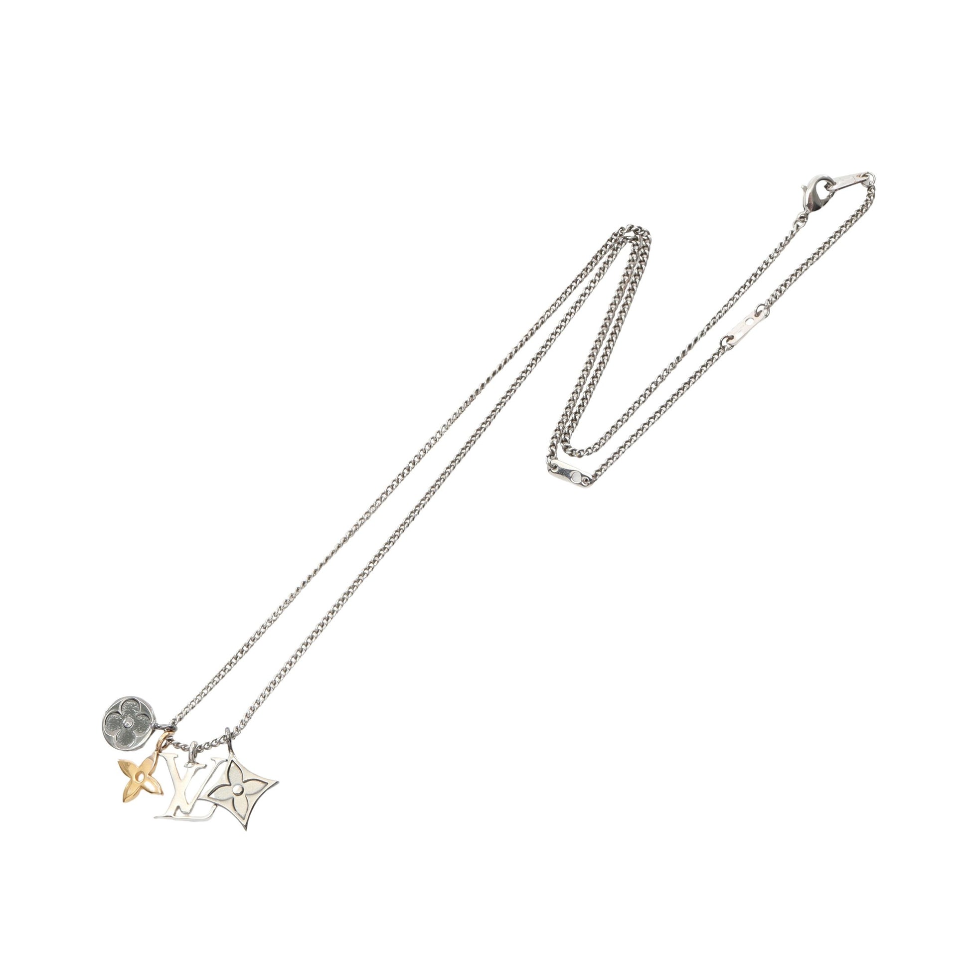 ペンダントLV インスティンクト ネックレス GP シルバー ゴールド ルイヴィトン アクセサリー LOUIS VUITTON