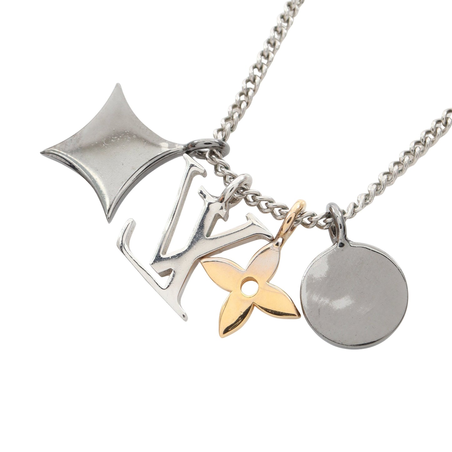 ペンダントLV インスティンクト ネックレス GP シルバー ゴールド ルイヴィトン アクセサリー LOUIS VUITTON