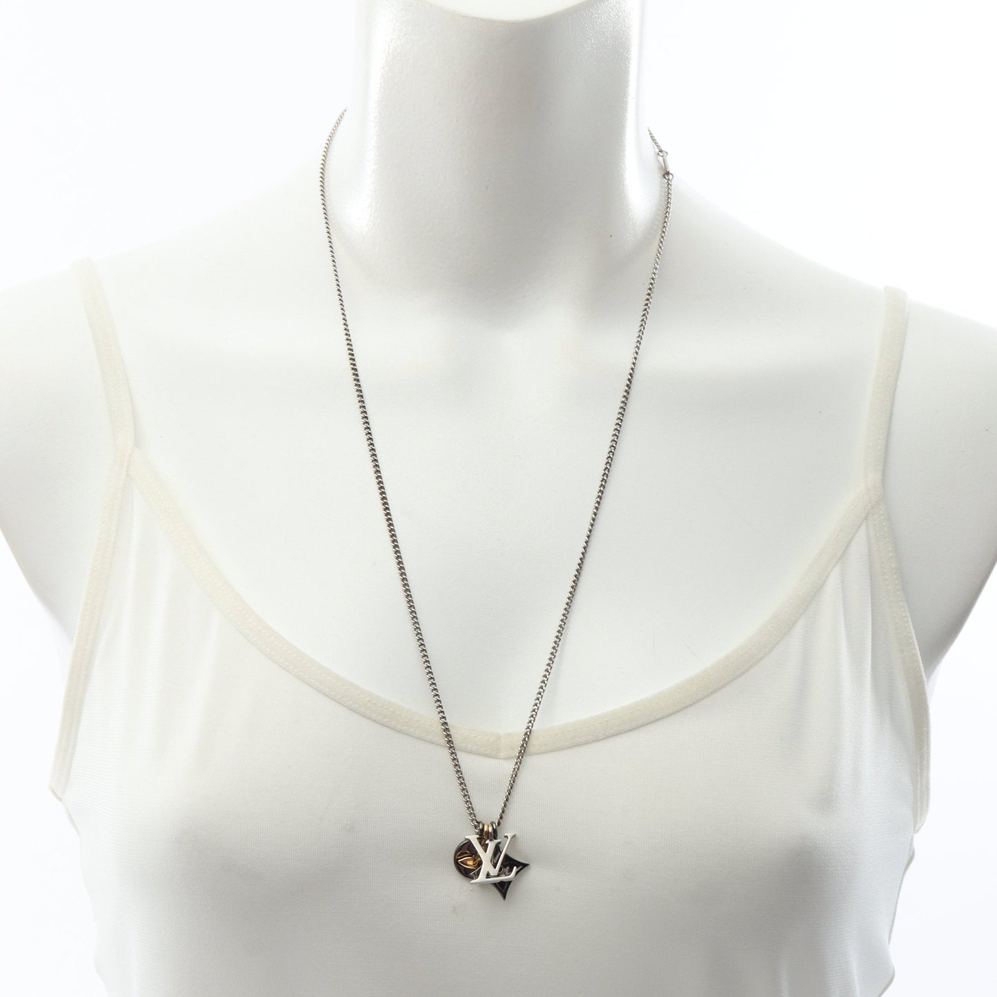 ペンダントLV インスティンクト ネックレス GP シルバー ゴールド ルイヴィトン アクセサリー LOUIS VUITTON