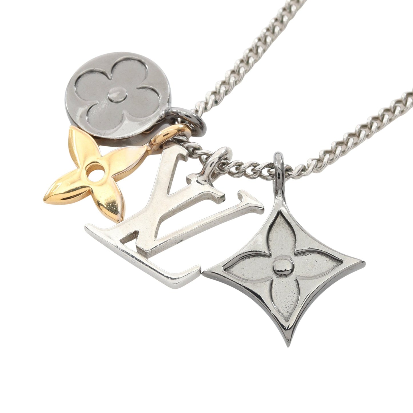 ペンダントLV インスティンクト ネックレス GP シルバー ゴールド ルイヴィトン アクセサリー LOUIS VUITTON