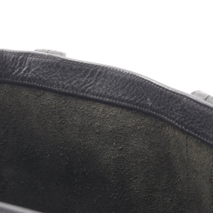 ハンドバッグ レザー ブラック クロムハーツ バッグ Chrome Hearts