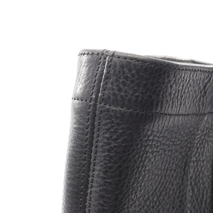 ハンドバッグ レザー ブラック クロムハーツ バッグ Chrome Hearts