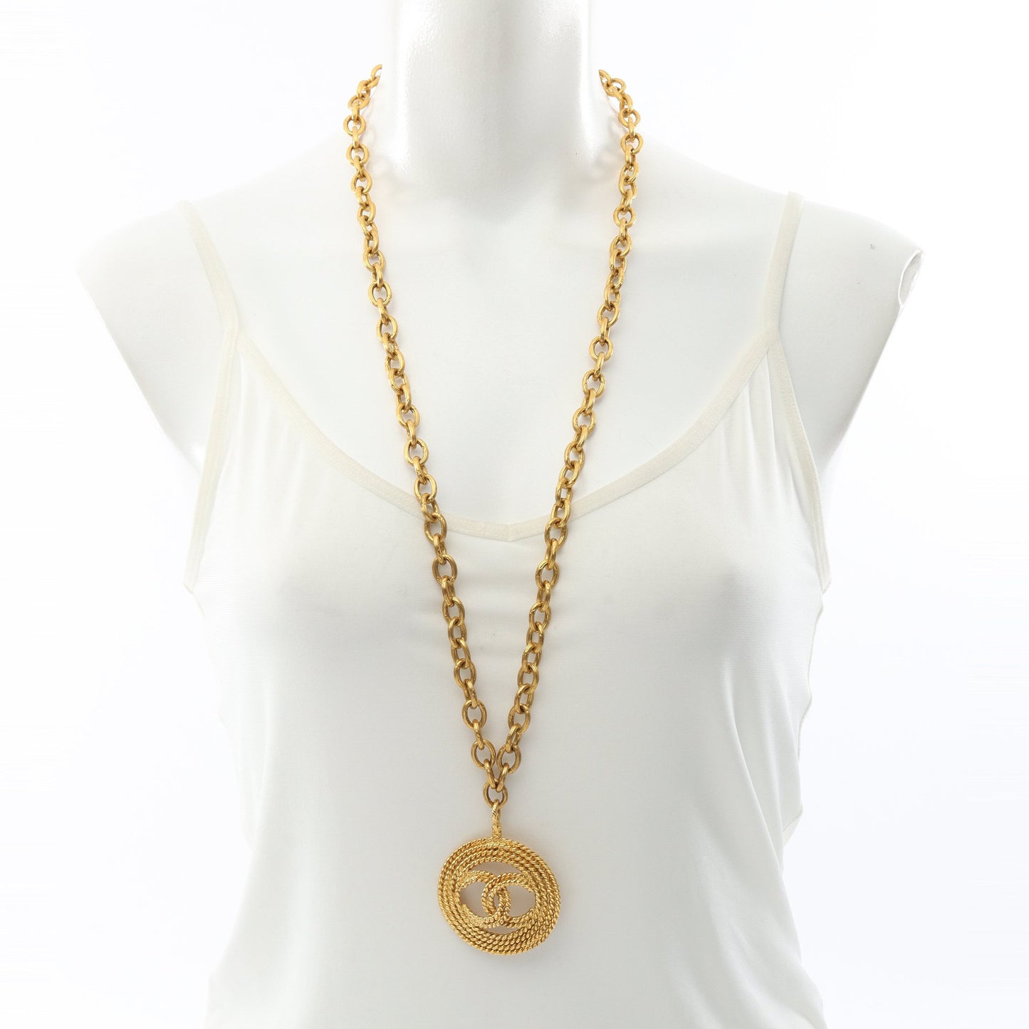 ココマーク ネックレス GP ゴールド 28 シャネル アクセサリー CHANEL