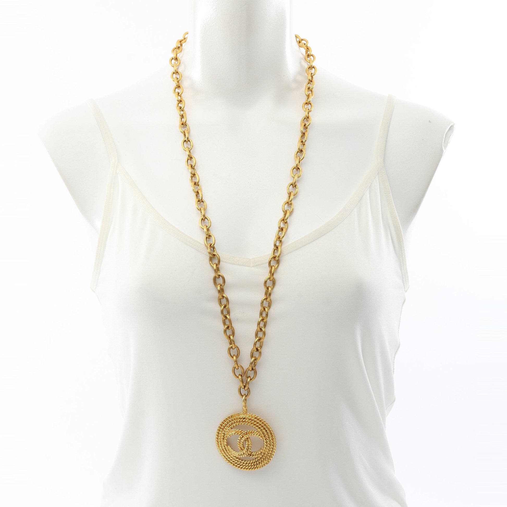 ココマーク ネックレス GP ゴールド 28 シャネル アクセサリー CHANEL