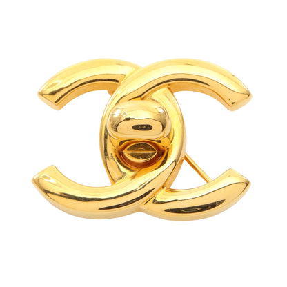 ココマーク ターンロック ブローチ GP ゴールド 96A シャネル アクセサリー CHANEL