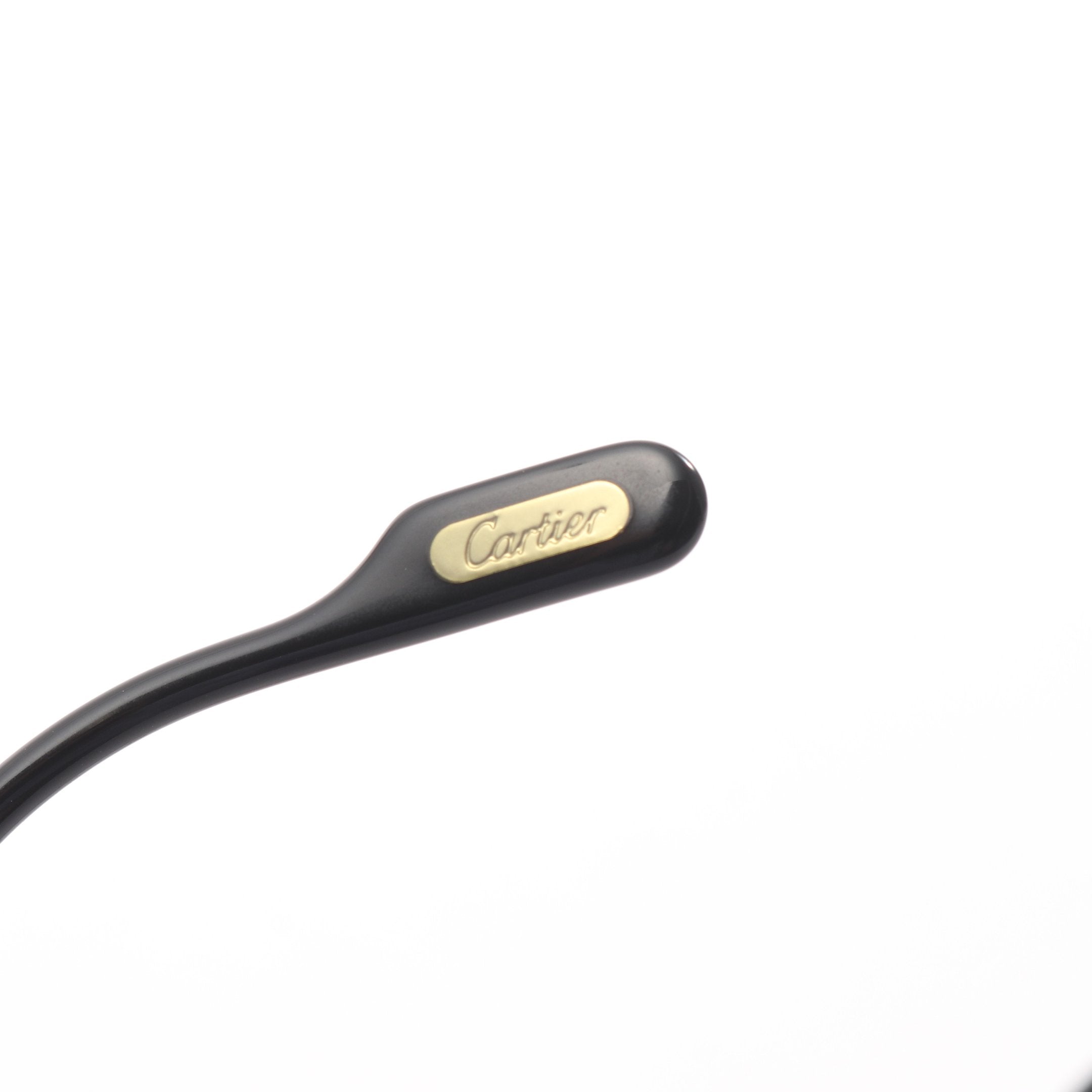 ■美品■　カルティエ サングラス 眼鏡 メガネ ファッション SS シルバー ブラック 135 2826811 【367717】3 Cartier - □美品□ カルティエ サングラス 眼鏡 メガネ ファッション