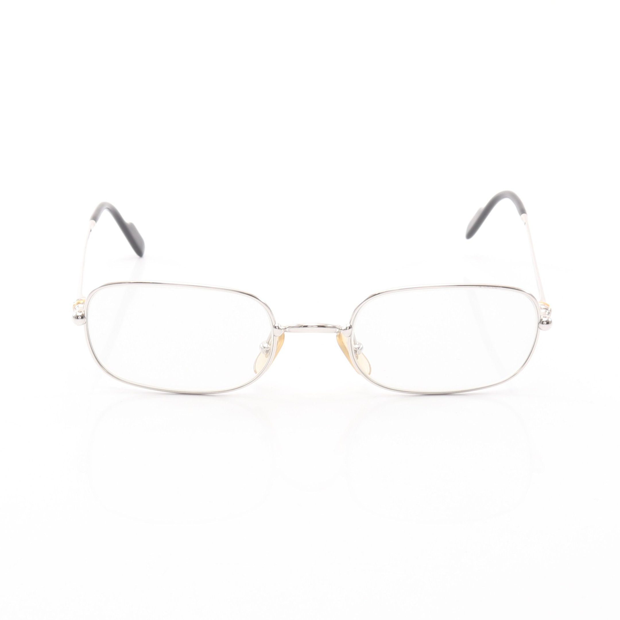 ■美品■　カルティエ サングラス 眼鏡 メガネ ファッション SS シルバー ブラック 135 2826811 【367717】3 Cartier - □美品□ カルティエ サングラス 眼鏡 メガネ ファッション