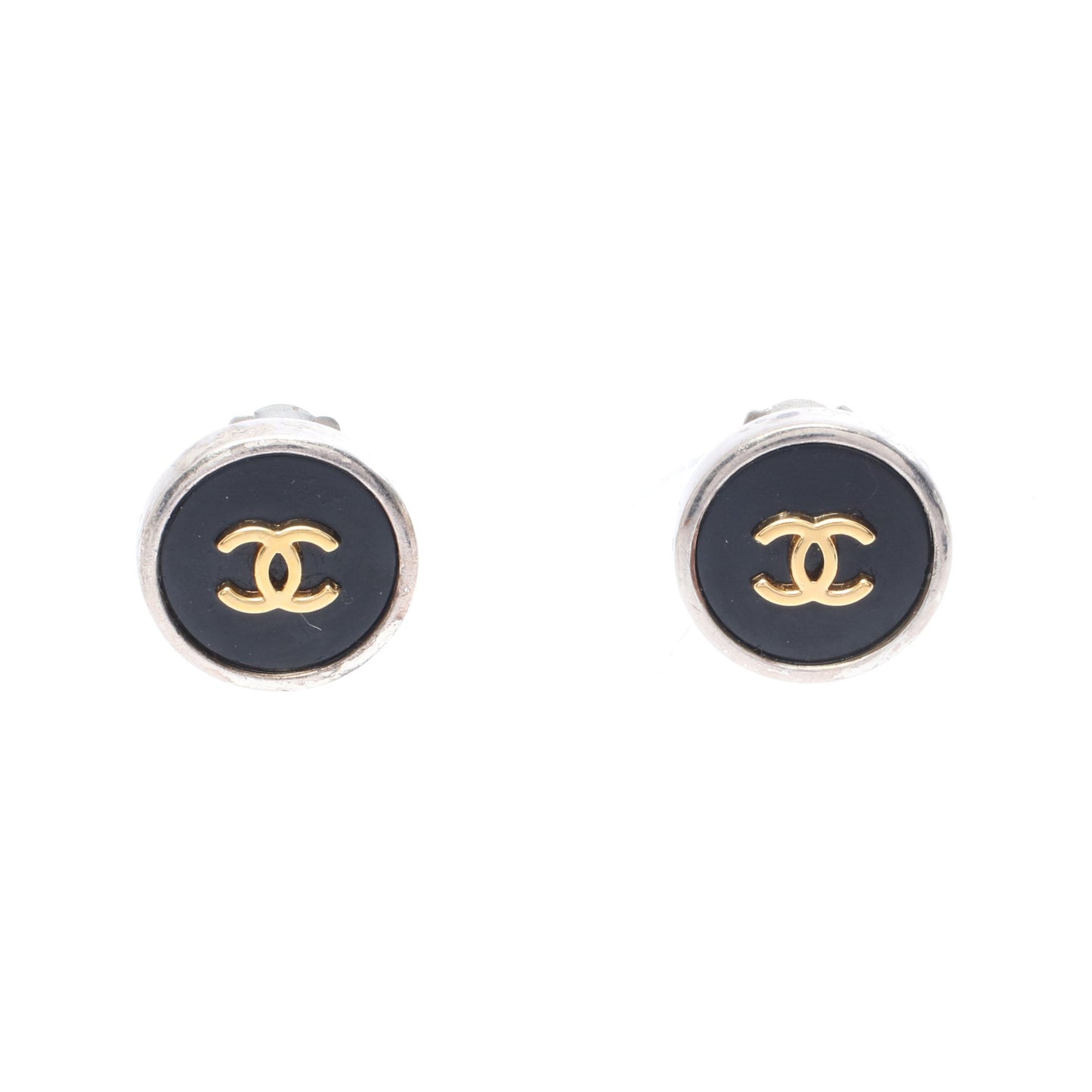 ココマーク サークル イヤリング GP シルバー ブラック ゴールド 96P シャネル アクセサリー CHANEL