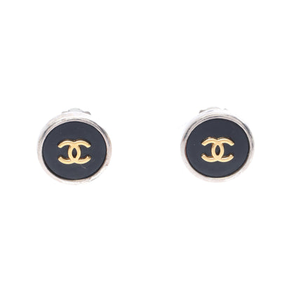 ココマーク サークル イヤリング GP シルバー ブラック ゴールド 96P シャネル アクセサリー CHANEL