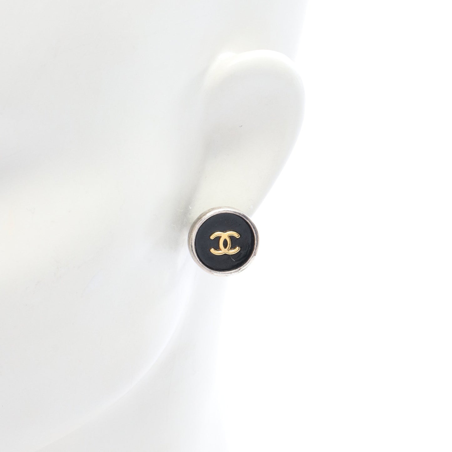 ココマーク サークル イヤリング GP シルバー ブラック ゴールド 96P シャネル アクセサリー CHANEL