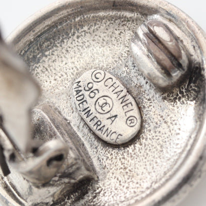 ココマーク イヤリング シルバー ブラック 96A シャネル アクセサリー CHANEL