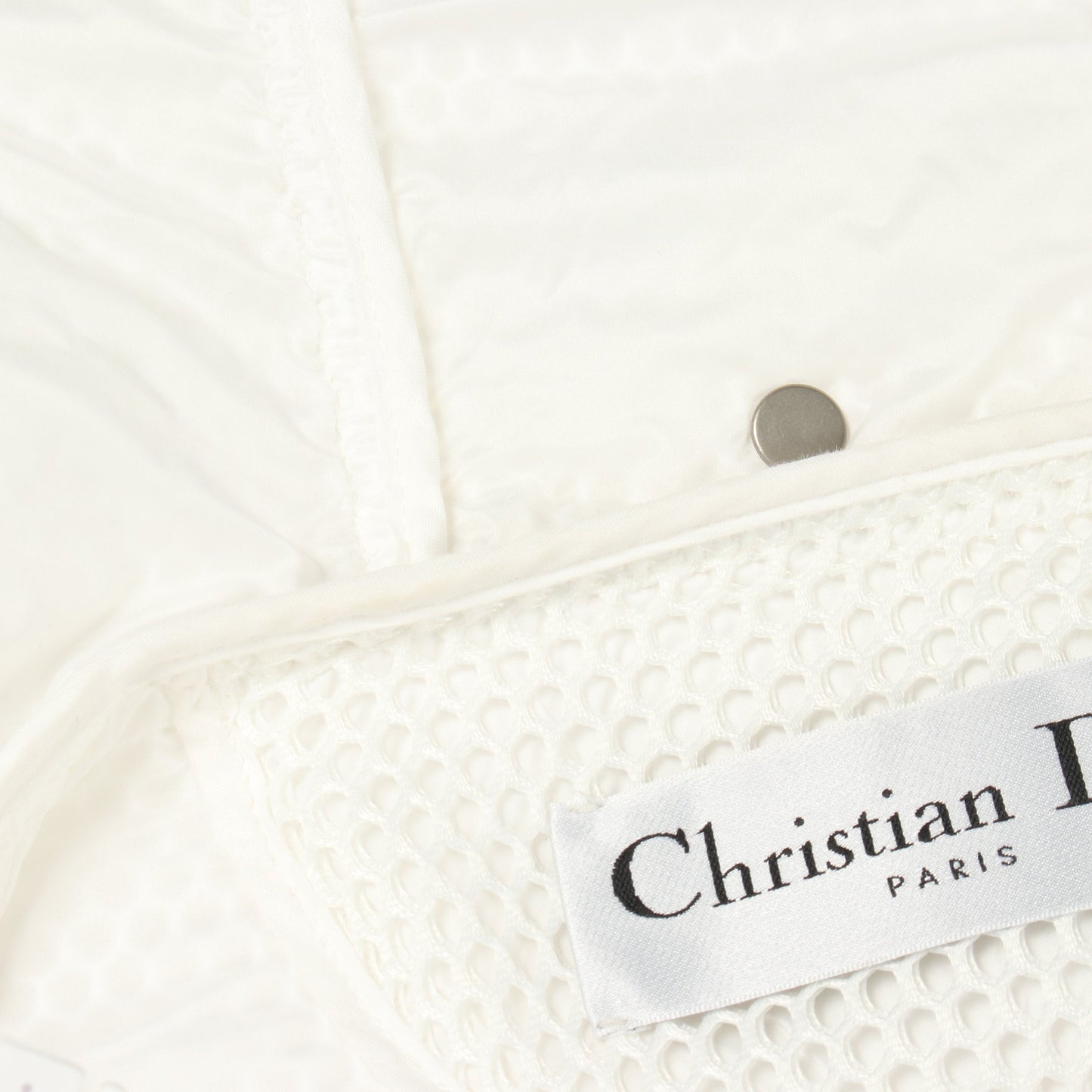 メッシュ ロゴ アノラックジャケット マウンテンパーカー ホワイト クリスチャンディオール アウター Christian Dior