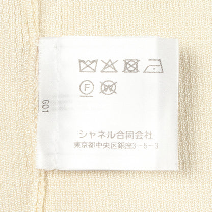 ココマークボタン ニット ジャケット ビスコース アイボリー シャネル アウター CHANEL