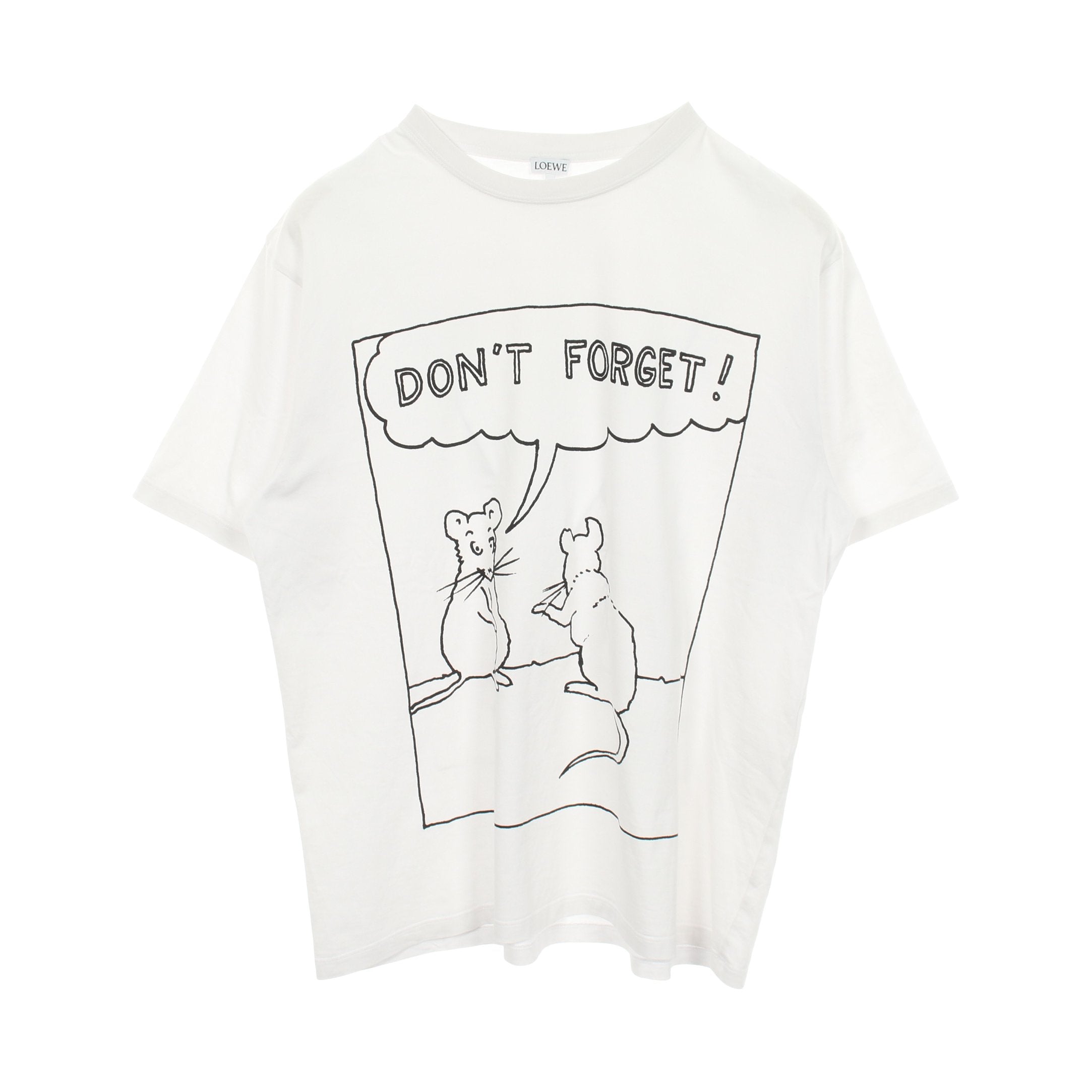 LOEWE × JOE BRAINARD DON'T FORGET クルーネック 半袖Tシャツ