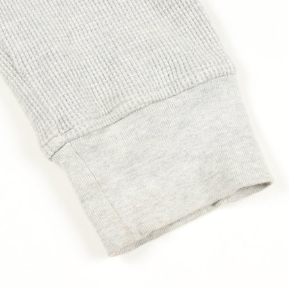 アーチロゴ サーマル クルーネック 長袖Tシャツ コットン グレー シュプリーム トップス Supreme