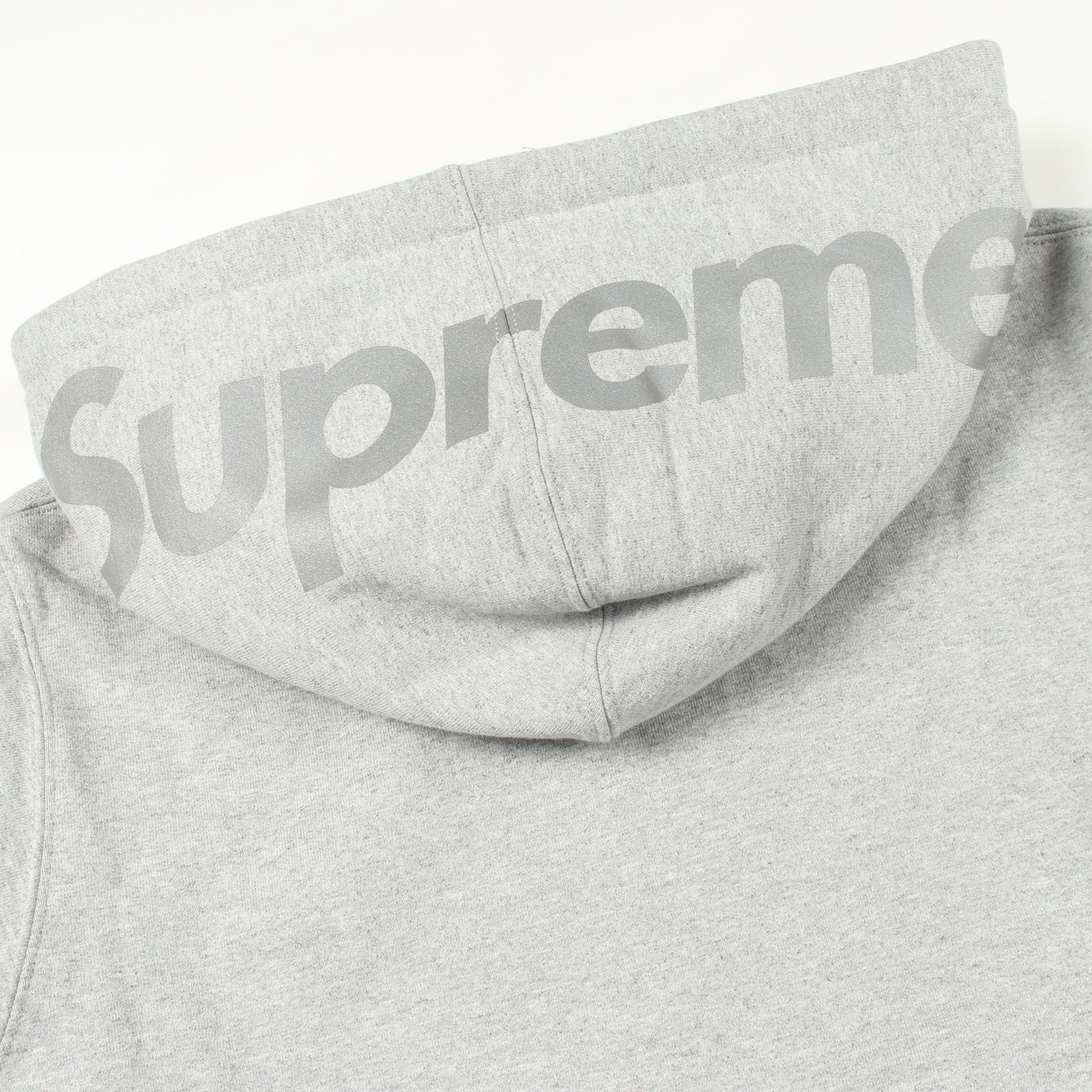 3M Reflective Logo Thermal Zip Up ジップアップパーカー コットン グレー シュプリーム トップス Supreme