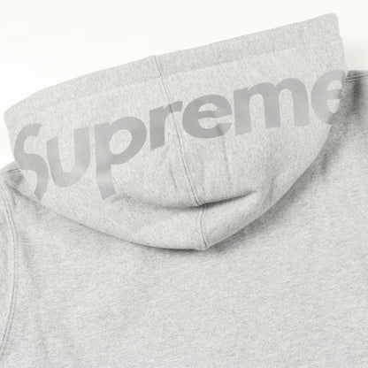 3M Reflective Logo Thermal Zip Up ジップアップパーカー コットン グレー シュプリーム トップス Supreme