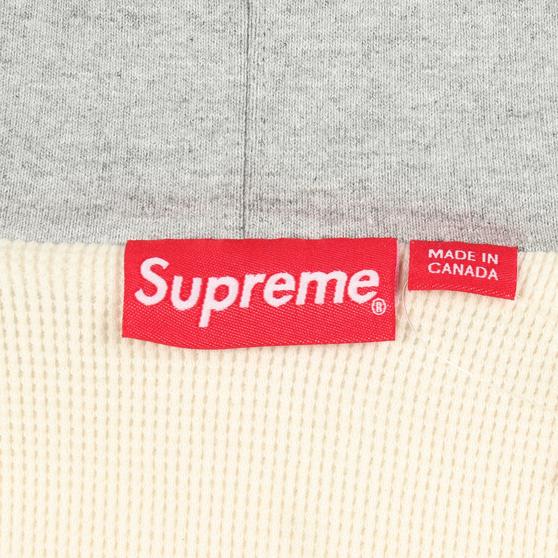 3M Reflective Logo Thermal Zip Up ジップアップパーカー コットン グレー シュプリーム トップス Supreme