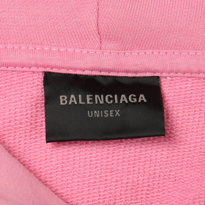 22S アーカイブ ロゴ フーディ プルオーバーパーカー コットン ピンク バレンシアガ トップス BALENCIAGA